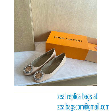 Louis Vuitton LV Circle Madeleine Ballerinas Patent Nude