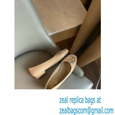 Louis Vuitton LV Circle Madeleine Ballerinas Patent Nude