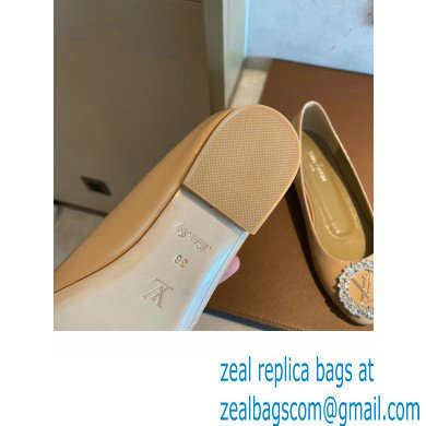 Louis Vuitton LV Circle Madeleine Ballerinas Patent Nude