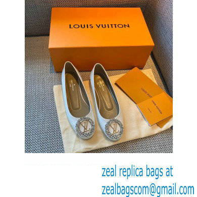 Louis Vuitton LV Circle Madeleine Ballerinas Patent White - Click Image to Close