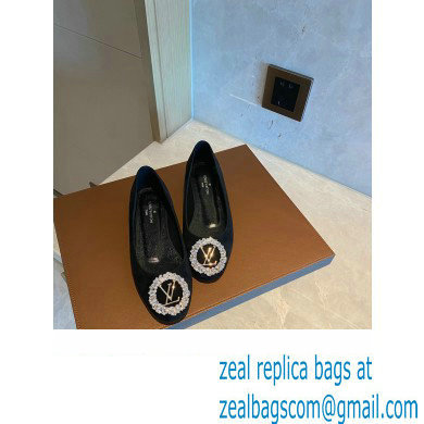 Louis Vuitton LV Circle Madeleine Ballerinas Suede Black