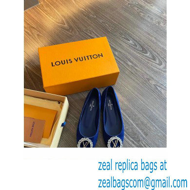 Louis Vuitton LV Circle Madeleine Ballerinas Suede Blue