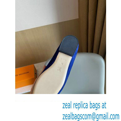 Louis Vuitton LV Circle Madeleine Ballerinas Suede Blue