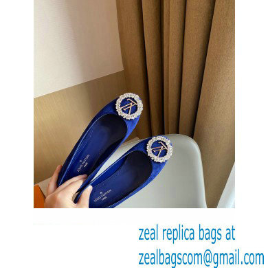 Louis Vuitton LV Circle Madeleine Ballerinas Suede Blue