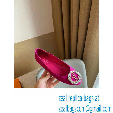 Louis Vuitton LV Circle Madeleine Ballerinas Suede Framboise Pink