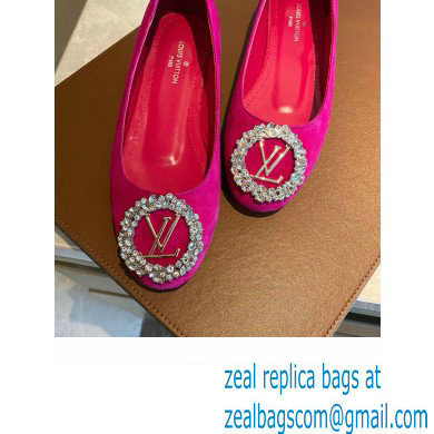 Louis Vuitton LV Circle Madeleine Ballerinas Suede Framboise Pink