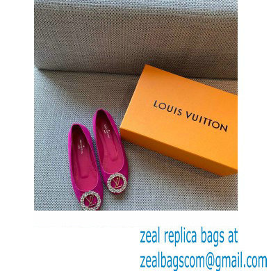 Louis Vuitton LV Circle Madeleine Ballerinas Suede Framboise Pink - Click Image to Close