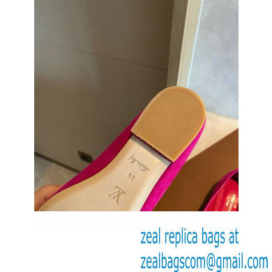 Louis Vuitton LV Circle Madeleine Ballerinas Suede Framboise Pink