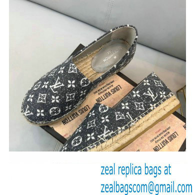 Louis Vuitton Monogram Denim Starboard Flat Espadrilles Gray 2022 - Click Image to Close