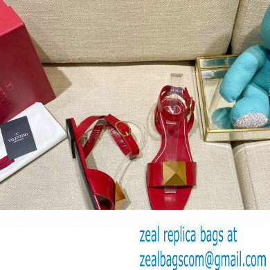 Valentino ONE STUD Flat sandals Red 2022