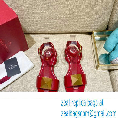 Valentino ONE STUD Flat sandals Red 2022