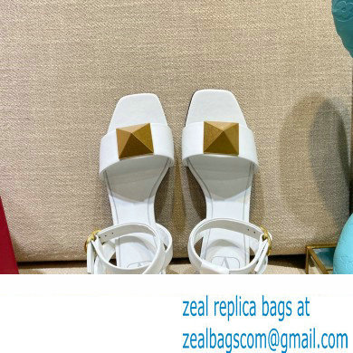 Valentino ONE STUD Flat sandals White 2022