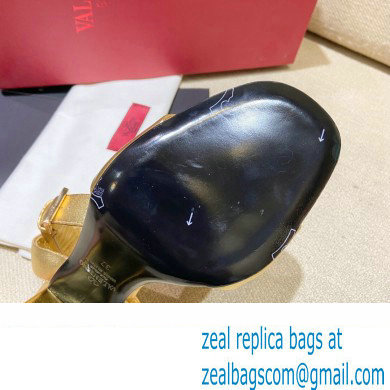 Valentino ONE STUD Heel sandals Gold 2022