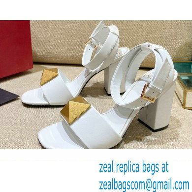 Valentino ONE STUD Heel sandals White 2022