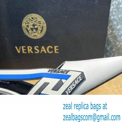 Versace Heel 7cm La Greca Signature Slingback Pumps White 2022