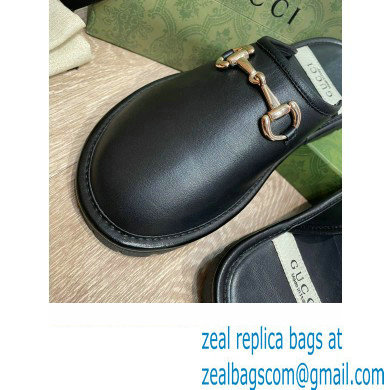 gucci Men's slipper with Horsebit black - Click Image to Close