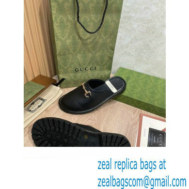 gucci Men's slipper with Horsebit black