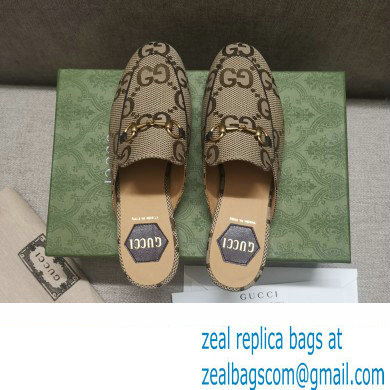 gucci Women's jumbo GG Princetown slipper beige