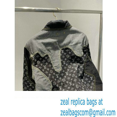 louis vuitton Monogram Crazy Denim Workwear Jacket 2022 - Click Image to Close