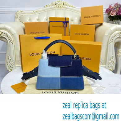 louis vuitton denim CAPUCINES BB bag M59430