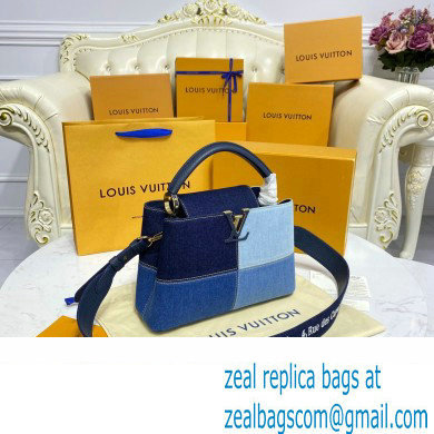 louis vuitton denim CAPUCINES BB bag M59430