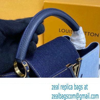 louis vuitton denim CAPUCINES BB bag M59430 - Click Image to Close