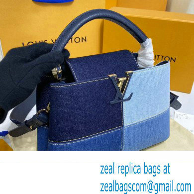 louis vuitton denim CAPUCINES BB bag M59430