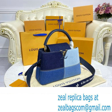 louis vuitton denim CAPUCINES MM bag M59430 - Click Image to Close