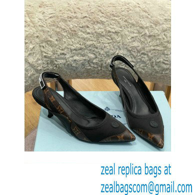 louis vuitton monogram canvas Archlight Slingback Pumps 2022