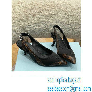 louis vuitton monogram canvas Archlight Slingback Pumps 2022 - Click Image to Close