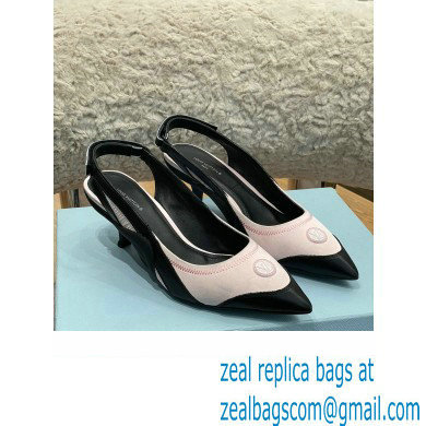 louis vuitton satin and calf leather Archlight Slingback Pumps pink 2022