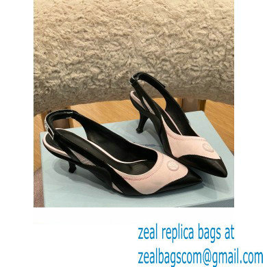 louis vuitton satin and calf leather Archlight Slingback Pumps pink 2022 - Click Image to Close