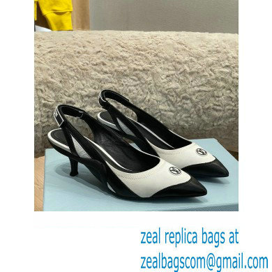 louis vuitton satin and calf leather Archlight Slingback Pumps white 2022 - Click Image to Close