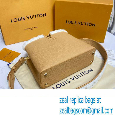 louis vuitton shearling Capucines BB/mm bag m59267