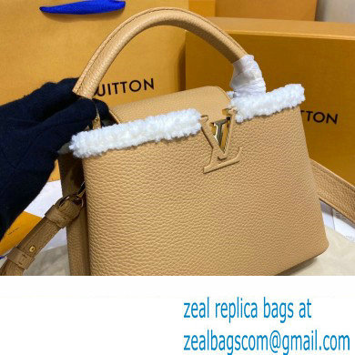 louis vuitton shearling Capucines BB/mm bag m59267