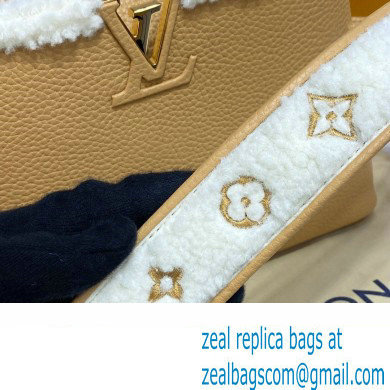 louis vuitton shearling Capucines BB/mm bag m59267 - Click Image to Close