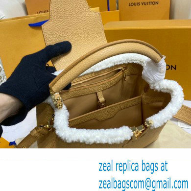 louis vuitton shearling Capucines BB/mm bag m59267 - Click Image to Close