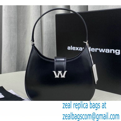 Alexander Wang W Legacy Large Hobo Bag In Leather Black 2022