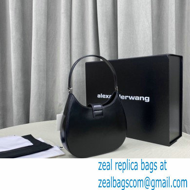 Alexander Wang W Legacy Large Hobo Bag In Leather Black 2022 - Click Image to Close