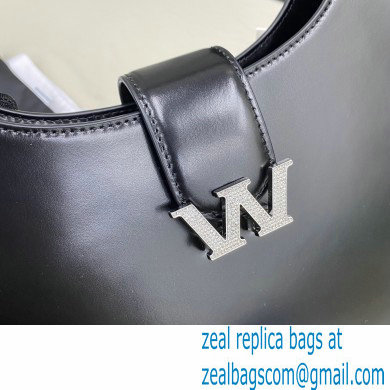 Alexander Wang W Legacy Large Hobo Bag In Leather Black 2022