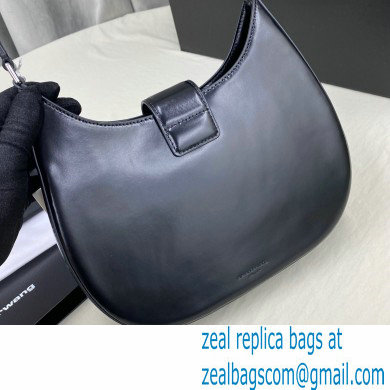 Alexander Wang W Legacy Large Hobo Bag In Leather Black 2022