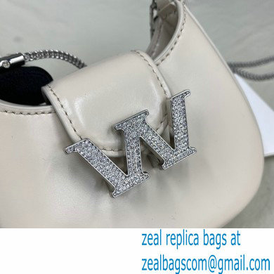 Alexander Wang W Legacy Micro Hobo Bag In Leather Creamy 2022 - Click Image to Close