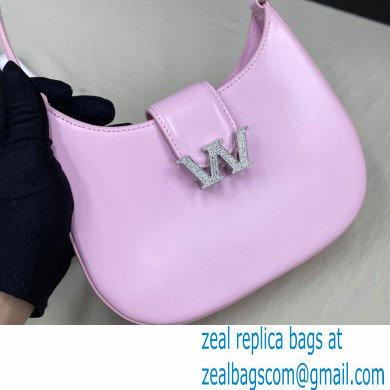 Alexander Wang W Legacy Small Hobo Bag In Leather Pink 2022