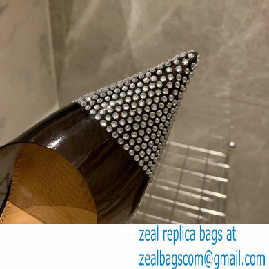 Aquazzura Heel 8.5cm PVC Nights Pumps Black 2022 - Click Image to Close