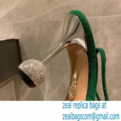 Aquazzura Heel 8.5cm PVC Nights Pumps Green 2022 - Click Image to Close