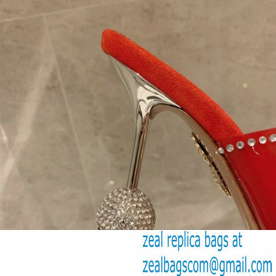 Aquazzura Heel 8.5cm PVC Secrets Mules Red 2022