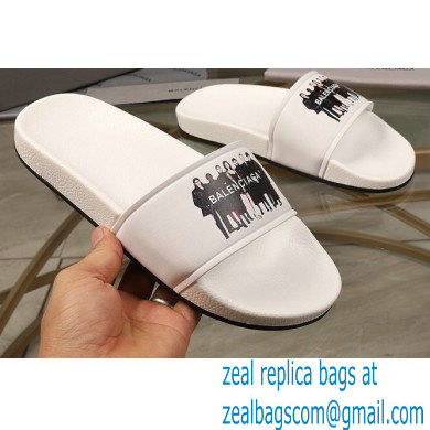 Balenciaga Piscine Pool Slides Sandals 21 2022 - Click Image to Close