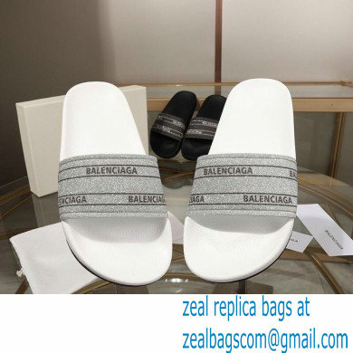 Balenciaga Piscine Pool Slides Sandals 37 2022 - Click Image to Close