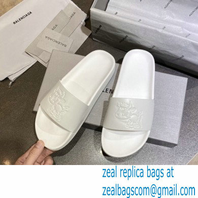 Balenciaga Piscine Pool Slides Sandals 45 2022