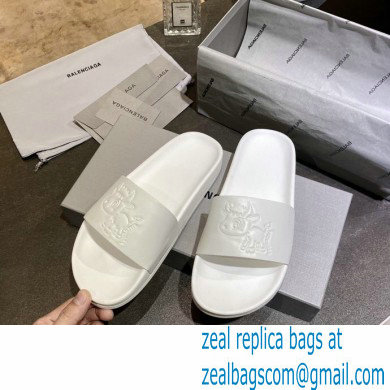 Balenciaga Piscine Pool Slides Sandals 45 2022